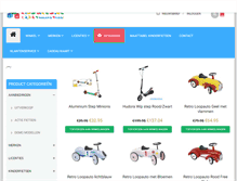 Tablet Screenshot of kidsbikes.nl